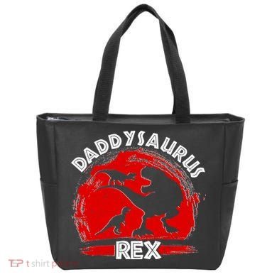 Funny Daddysaurus Rex Father's Day Tote Bag