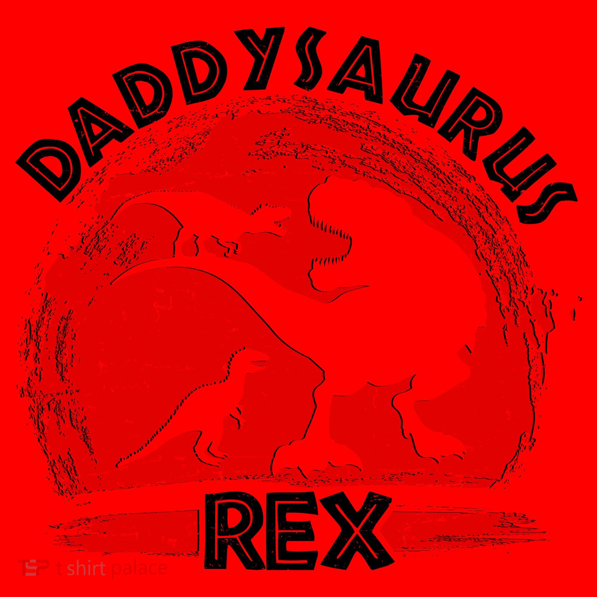 Funny Daddysaurus Rex Father's Day Santa Hat