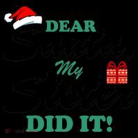 Funny Dear Santa My Sister Did It Coffee Mug thumb 5