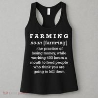 Funny Definition of Farming Women's Tank Top thumb 3