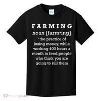 Funny Definition of Farming Kids T-Shirt thumb 0