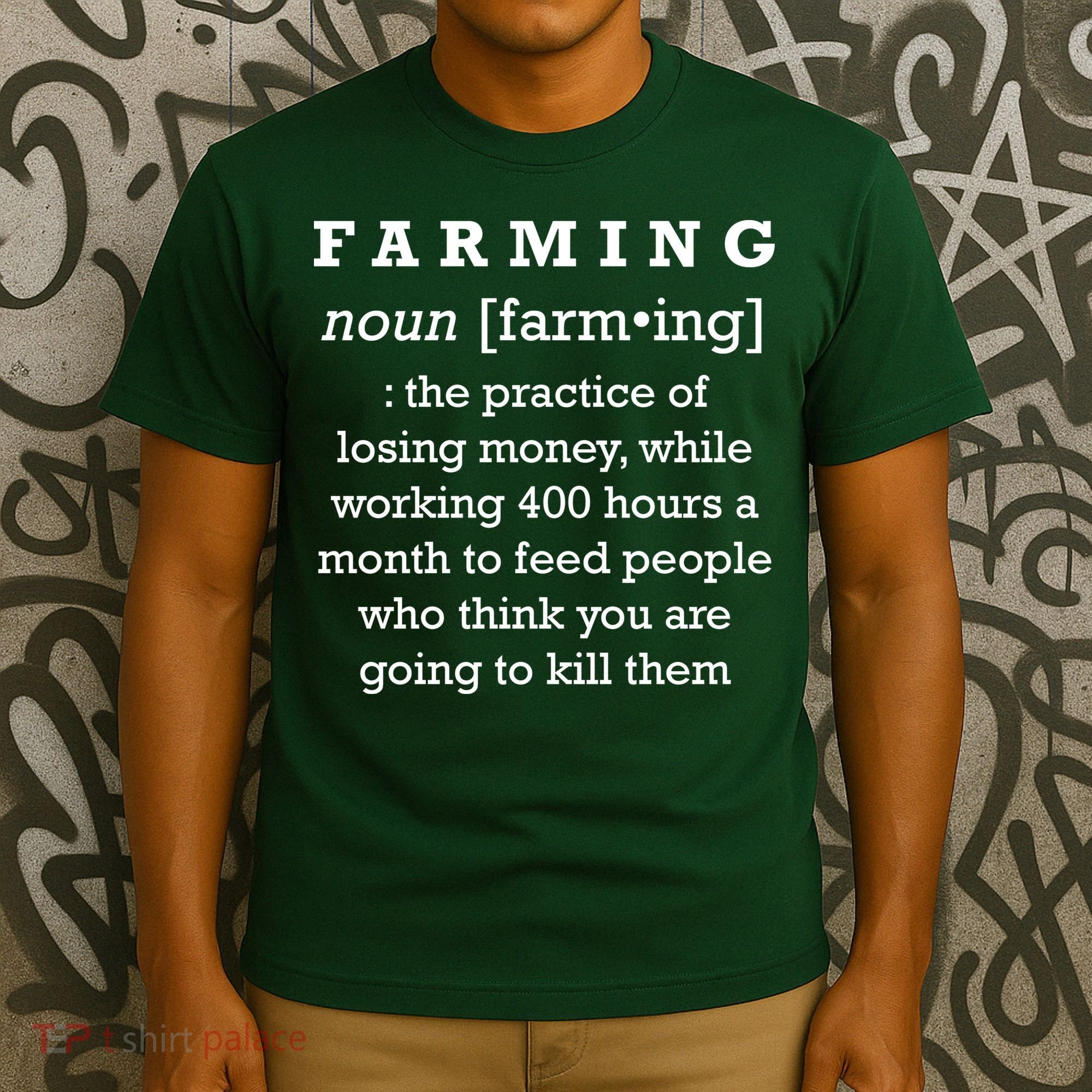 Funny Definition of Farming T-Shirt