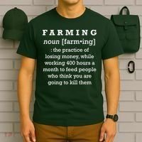 Funny Definition of Farming T-Shirt thumb 6