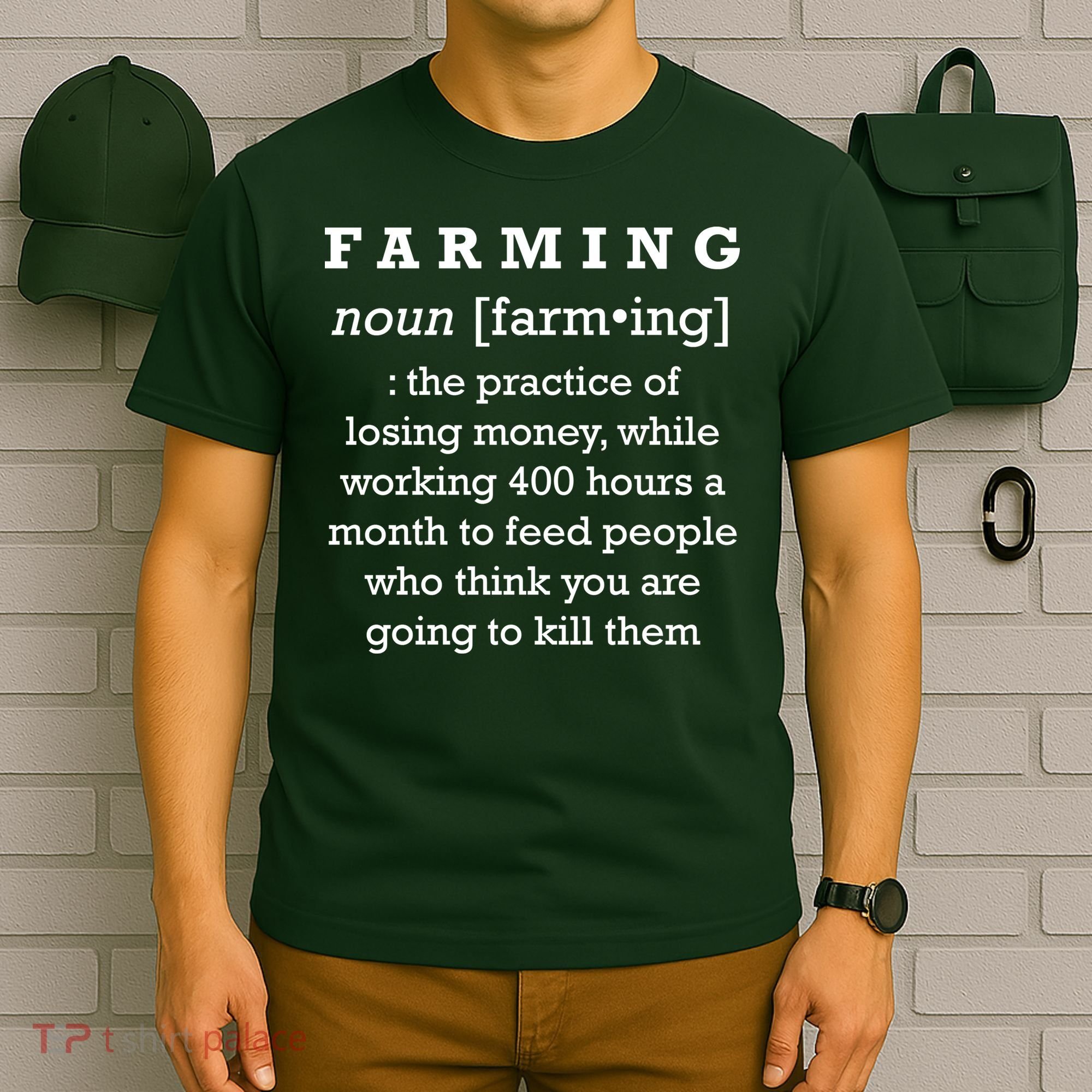 Funny Definition of Farming T-Shirt
