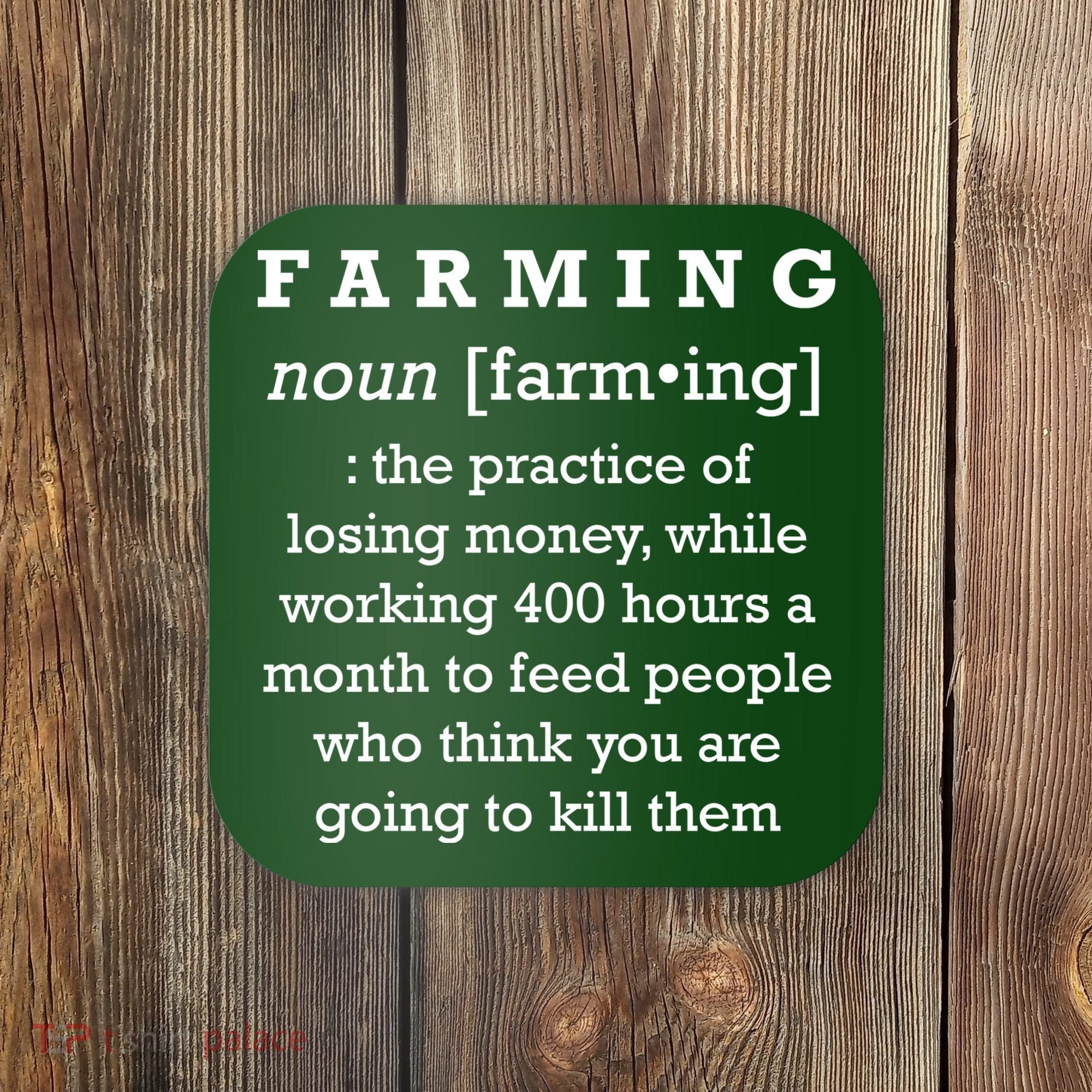 Funny Definition of Farming Coaster