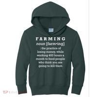 Funny Definition of Farming Kids Hoodie thumb 0