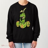 Funny Dino Easter Egg Women's Sweatshirt thumb 0