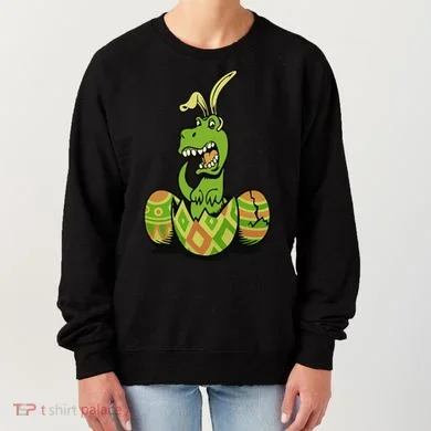 Funny Dino Easter Egg Women's Sweatshirt