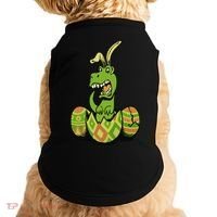 Funny Dino Easter Egg Doggie Tank thumb 0