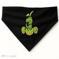 Funny Dino Easter Egg USA-Made Doggie Bandana thumb 0