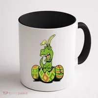 Funny Dino Easter Egg Coffee Mug thumb 1