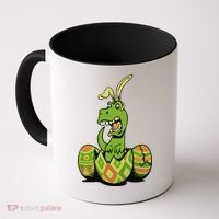 Funny Dino Easter Egg Coffee Mug thumb 0