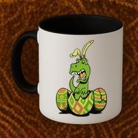 Funny Dino Easter Egg Coffee Mug thumb 2
