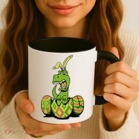 Funny Dino Easter Egg Coffee Mug thumb 3