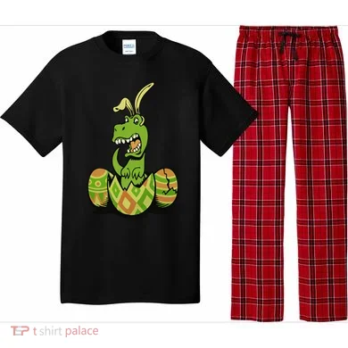 Funny Dino Easter Egg Pajama Set