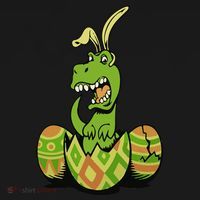 Funny Dino Easter Egg Pajama Set thumb 2