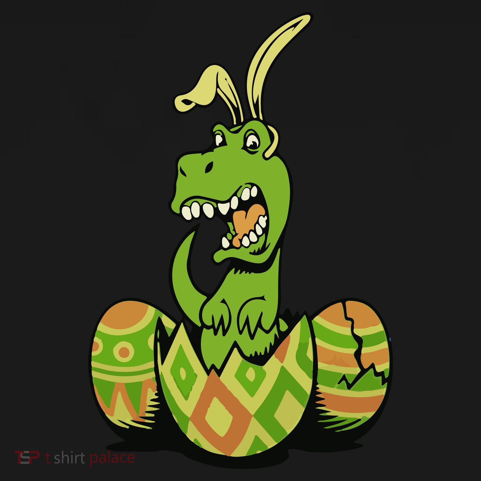 Funny Dino Easter Egg Pajama Set