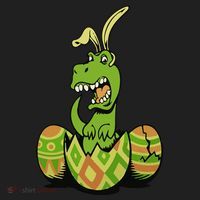 Funny Dino Easter Egg Hat thumb 2