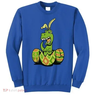 Funny Dino Easter Egg Sweatshirt