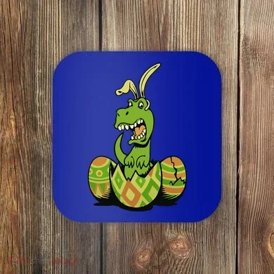 Funny Dino Easter Egg Coaster