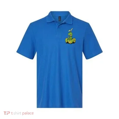Funny Dino Easter Egg Polo