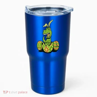 Funny Dino Easter Egg Tumbler