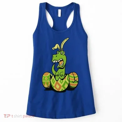 Funny Dino Easter Egg Women's Tank Top
