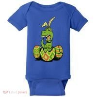Funny Dino Easter Egg Baby Bodysuit thumb 0