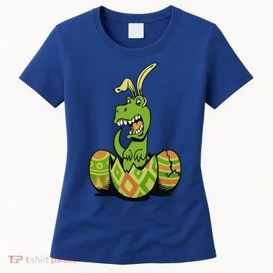 Funny Dino Easter Egg Women's T-Shirt