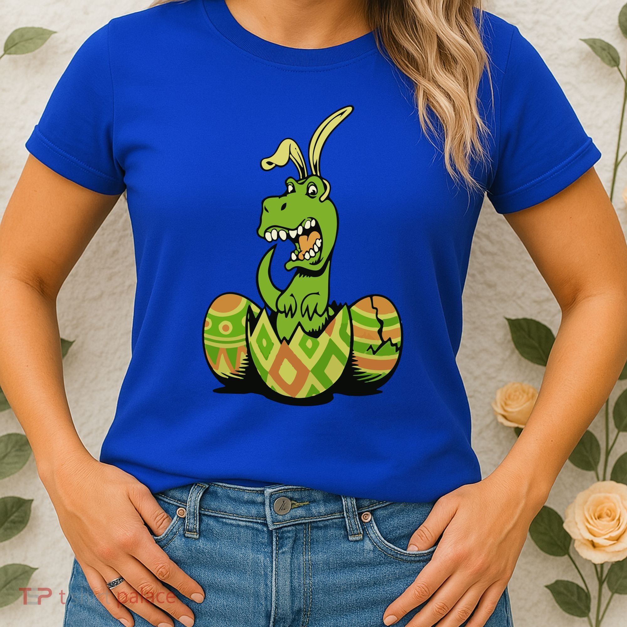 Funny Dino Easter Egg Women's T-Shirt