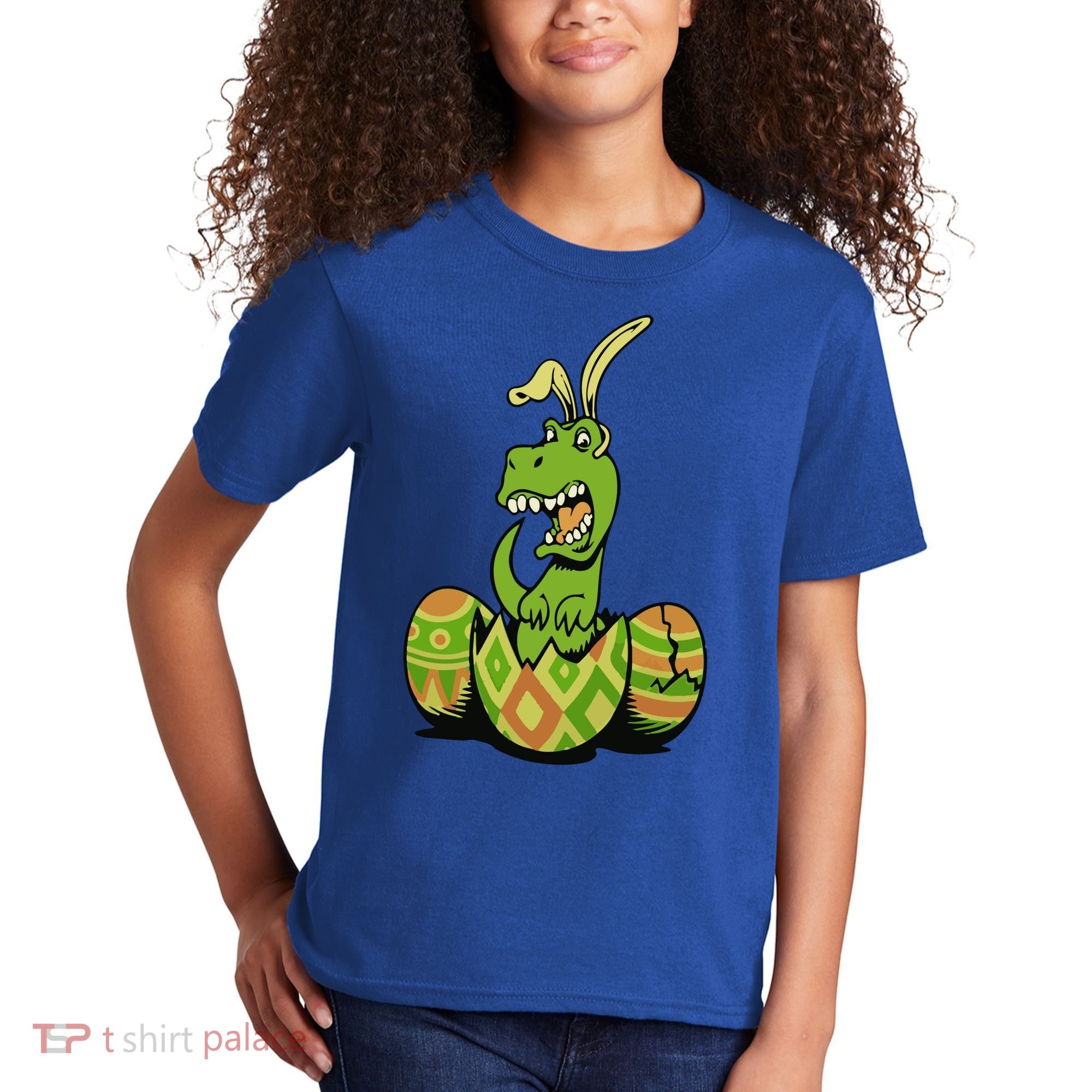 Funny Dino Easter Egg Kids T-Shirt