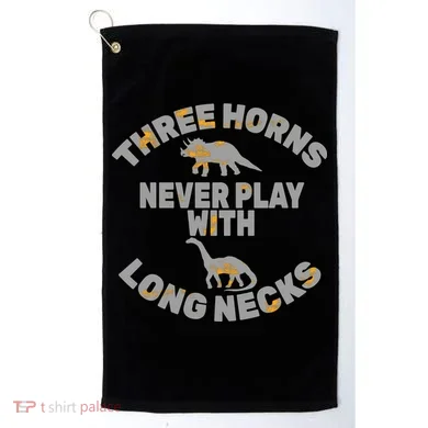 Funny Dinosaur Golf Towel