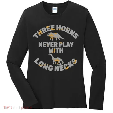 Funny Dinosaur Women's Long Sleeve Shirt
