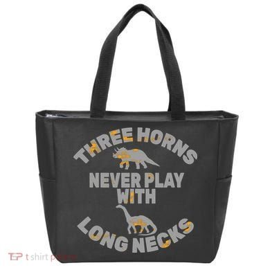 Funny Dinosaur Tote Bag