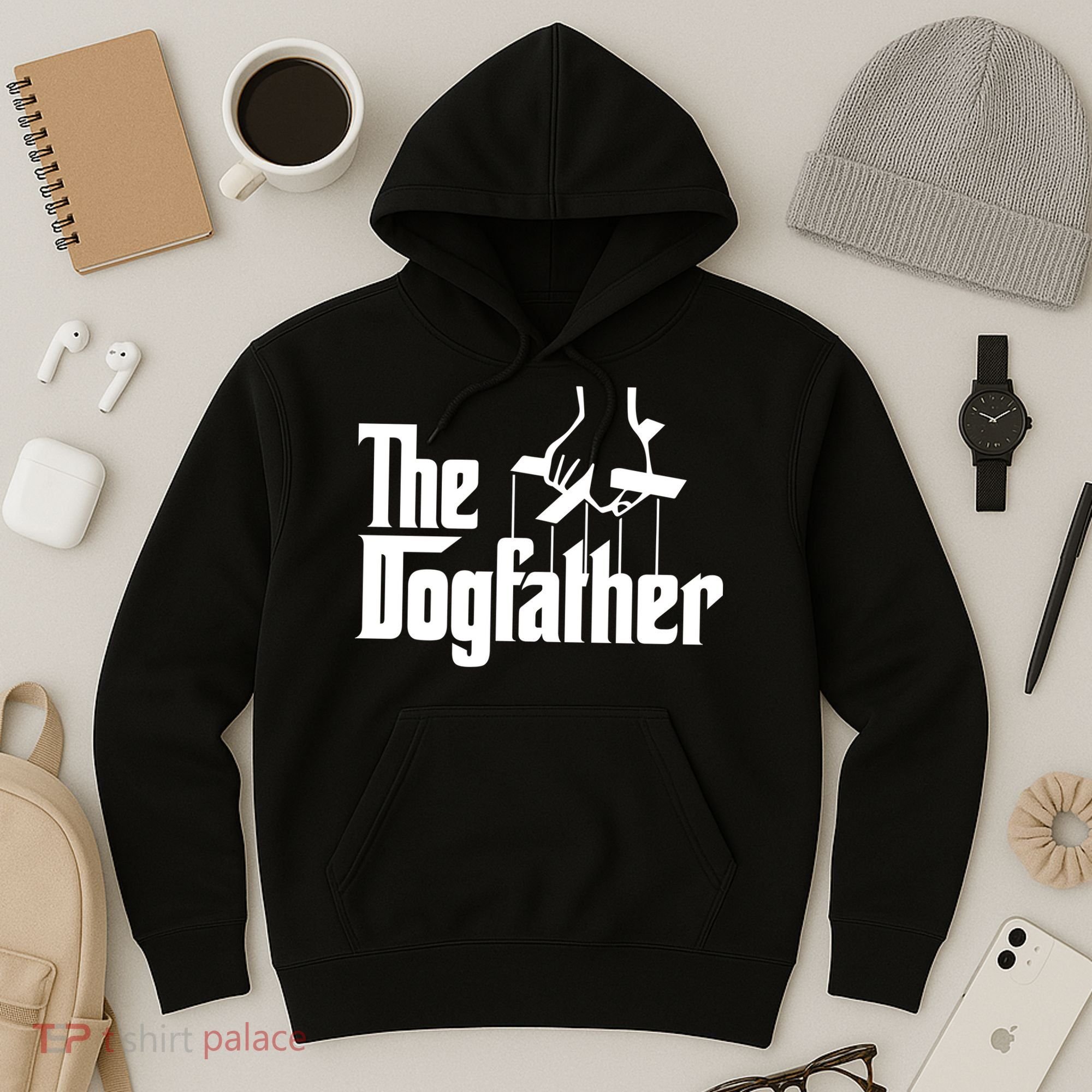Funny Dog Father The DogFather Hoodie
