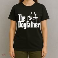 Funny Dog Father The DogFather T-Shirt thumb 4