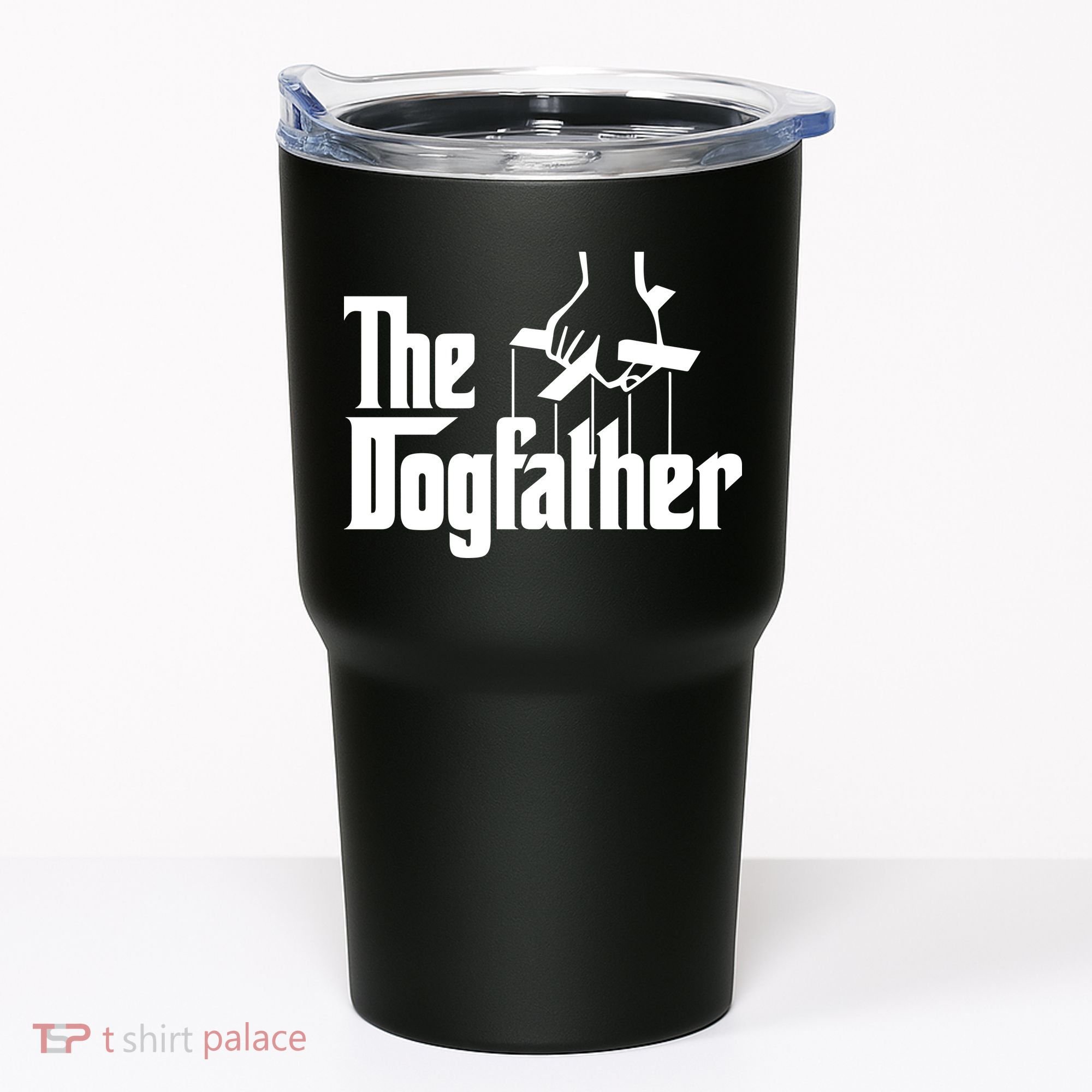 Funny Dog Father The DogFather Tumbler