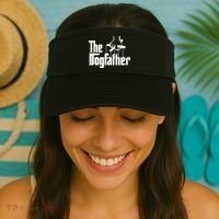Funny Dog Father The DogFather Visor thumb 2