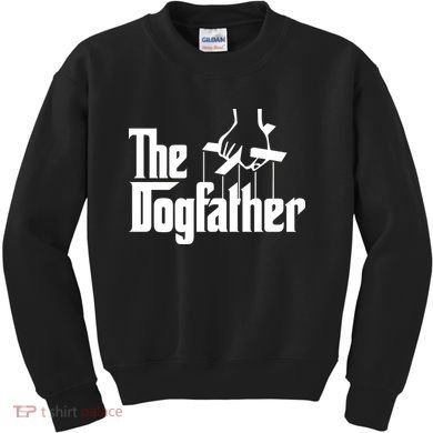 Funny Dog Father The DogFather Kids Sweatshirt