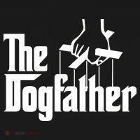 Funny Dog Father The DogFather Kids Long Sleeve Shirt thumb 2