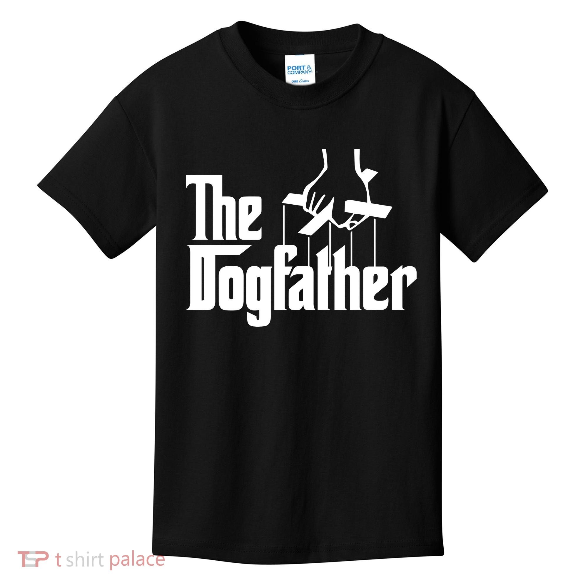 Funny Dog Father The DogFather Kids T-Shirt