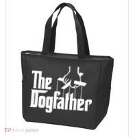 Funny Dog Father The DogFather Tote Bag thumb 3