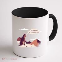 Funny Dog Mountain Coffee Mug thumb 1