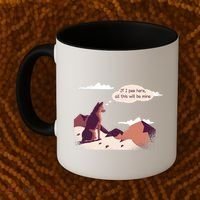 Funny Dog Mountain Coffee Mug thumb 2