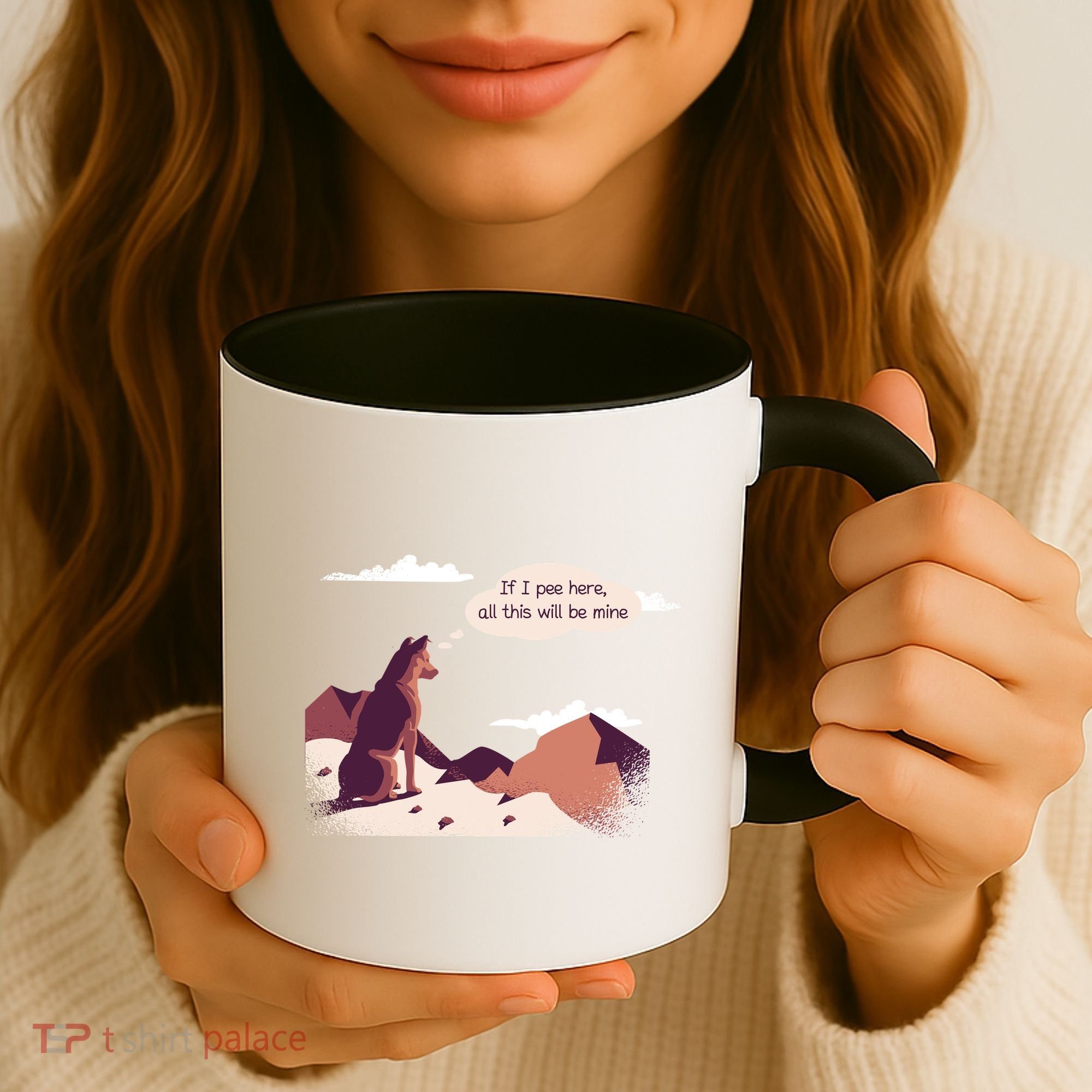 Funny Dog Mountain Coffee Mug
