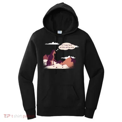 Funny Dog Mountain Women's Hoodie
