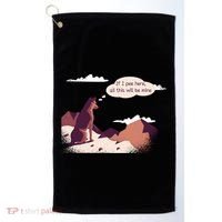 Funny Dog Mountain Golf Towel thumb 0