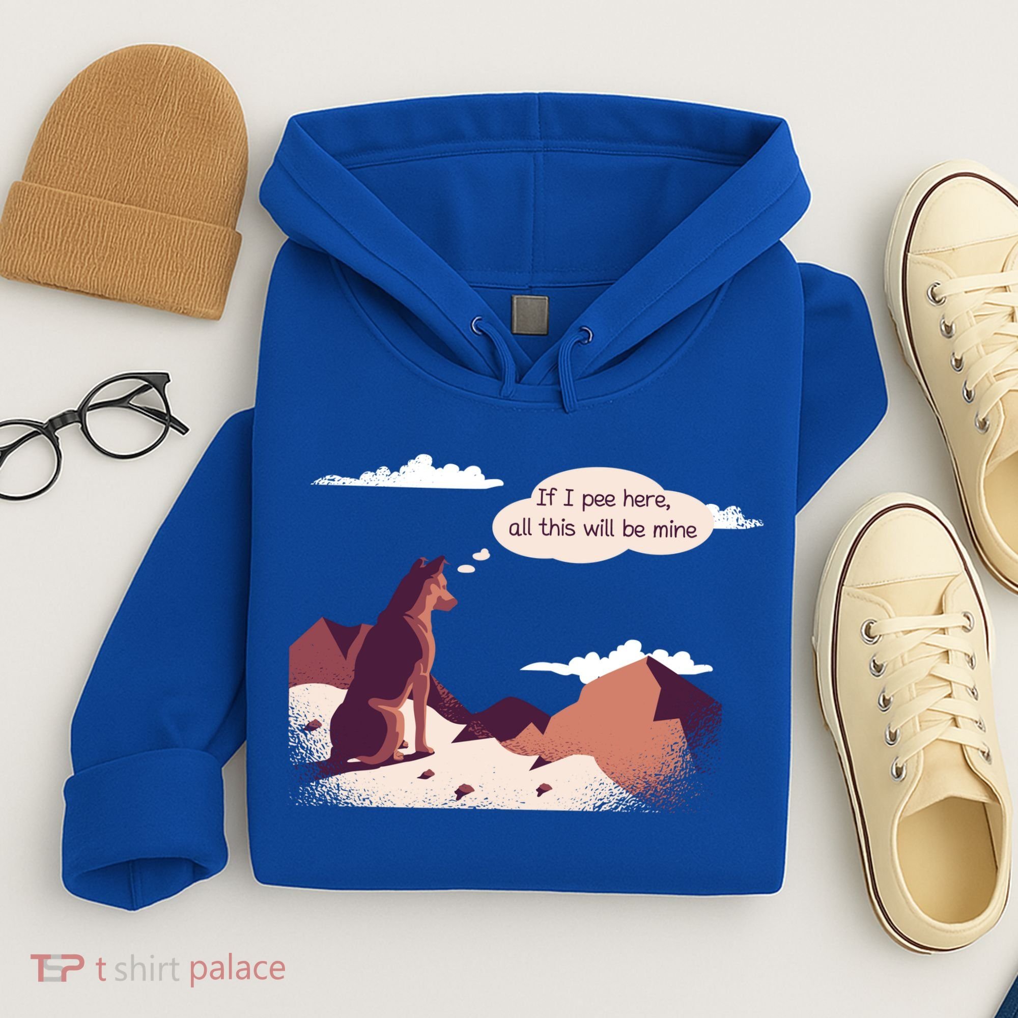 Funny Dog Mountain Hoodie