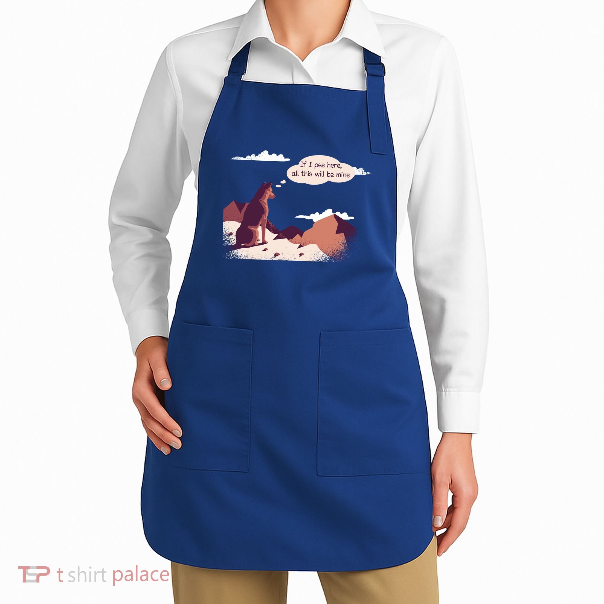 Funny Dog Mountain Apron