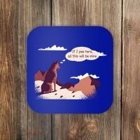 Funny Dog Mountain Coaster thumb 0